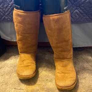 Tall chestnut Uggs
